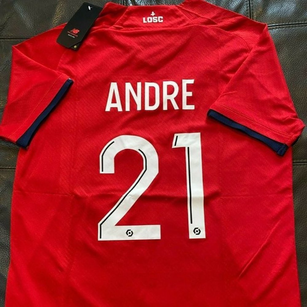 New Balance LOSC LILLE BENJAMIN ANDRE JERSEY All Sizes NEW w TAGS FRANCE LIGUE 1